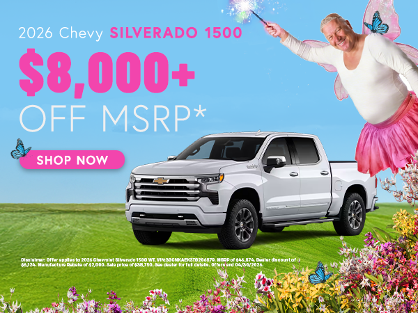 New 2026 Chevrolet Silverado 1500 Offer