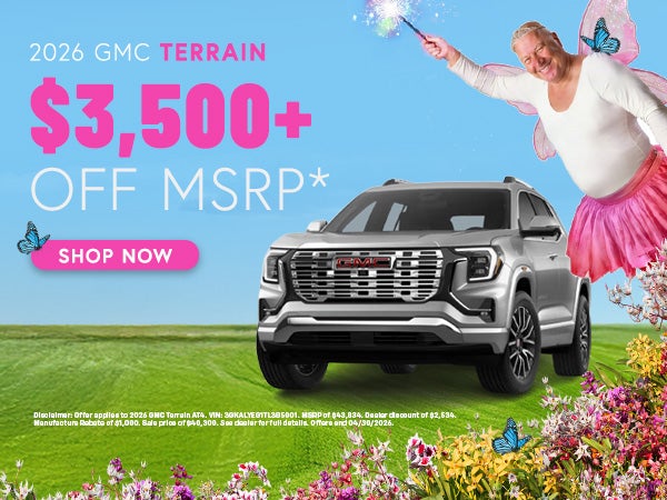 New 2026 GMC Terrain Offer