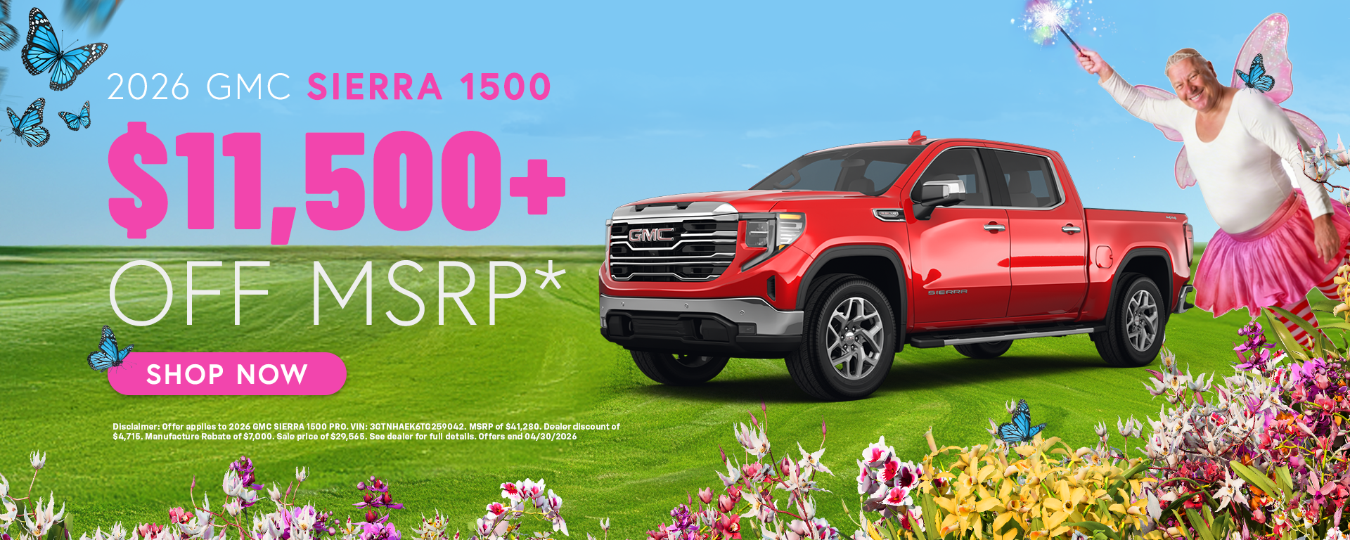 New 2026 GMC SIERRA 1500 Offer