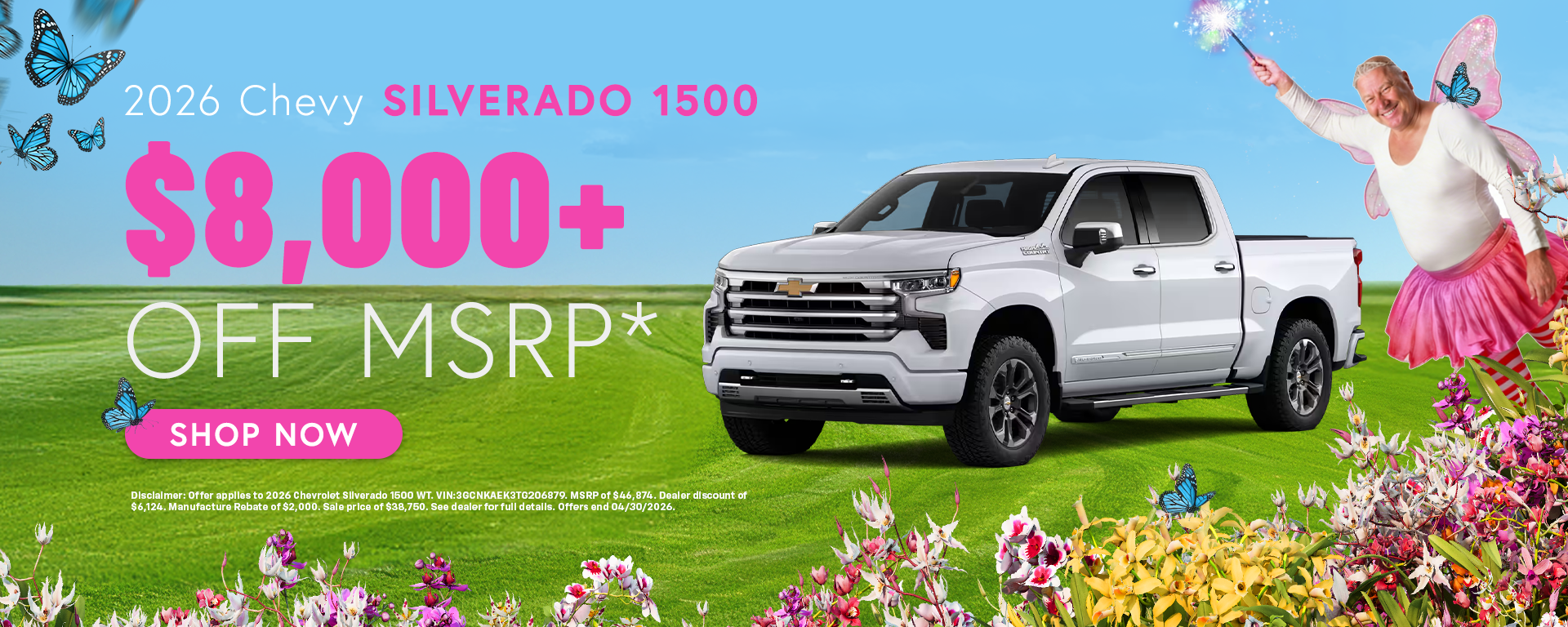 New 2026 Chevrolet Silverado 1500 Offer