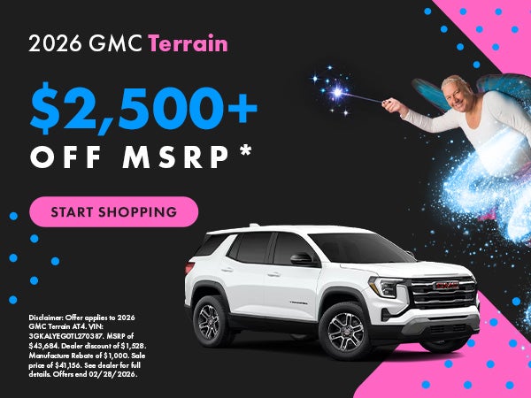 New 2026 GMC Terrain Offer