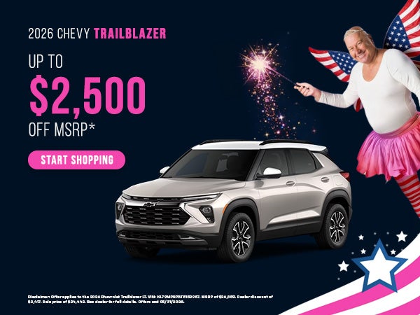 New 2026 Chevy Trailblazer Offer