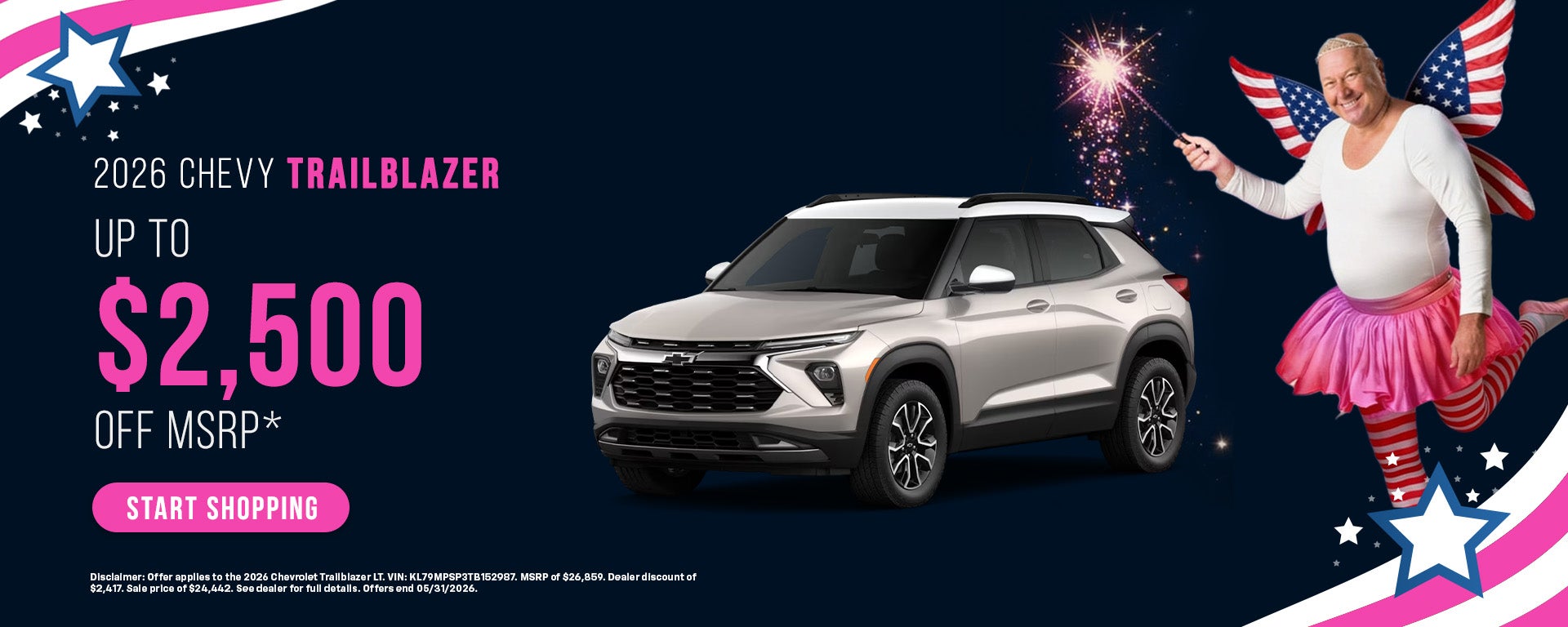 New 2026 Chevy Trailblazer Offer