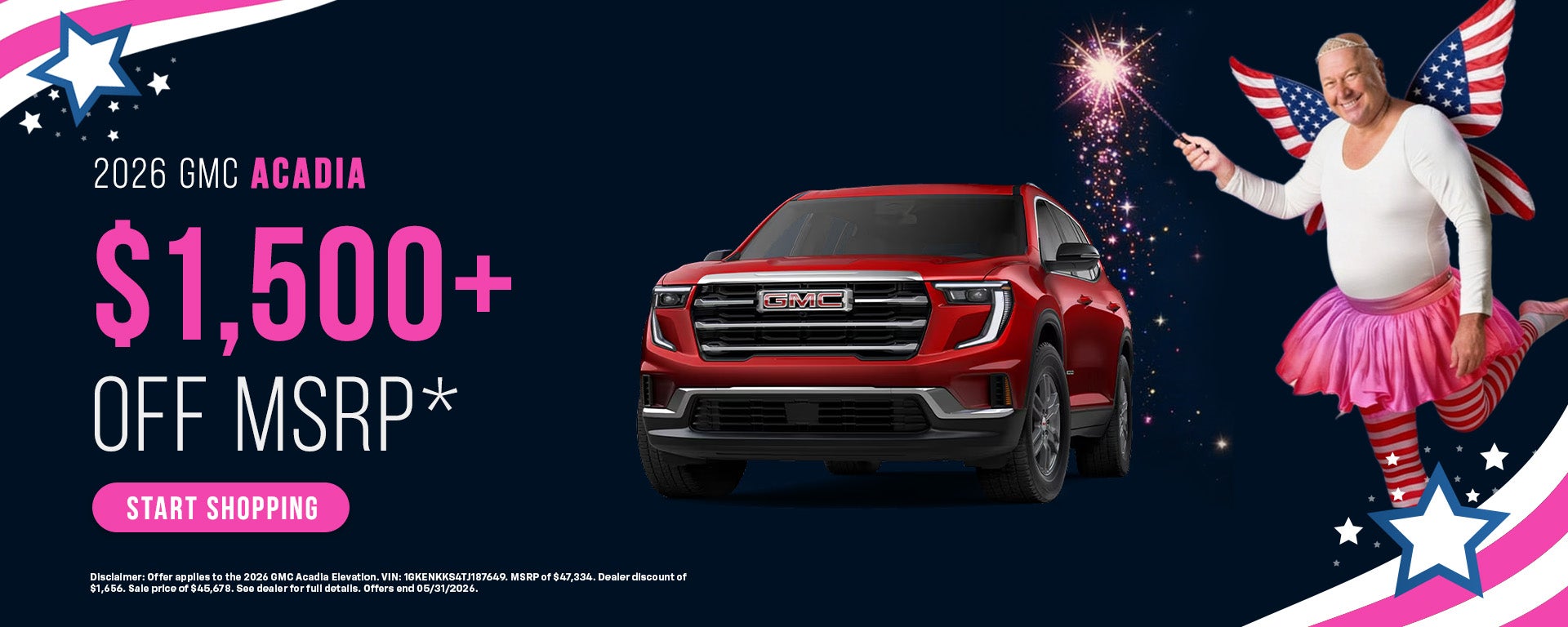 New 2026 GMC ACADIA Offer
