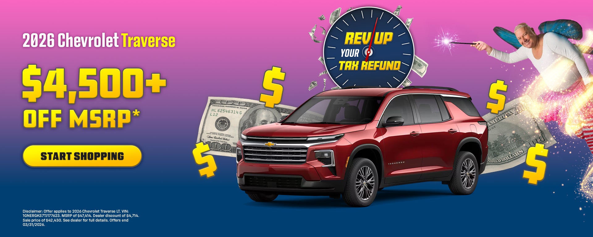 New 2026 Chevrolet Traverse Offer