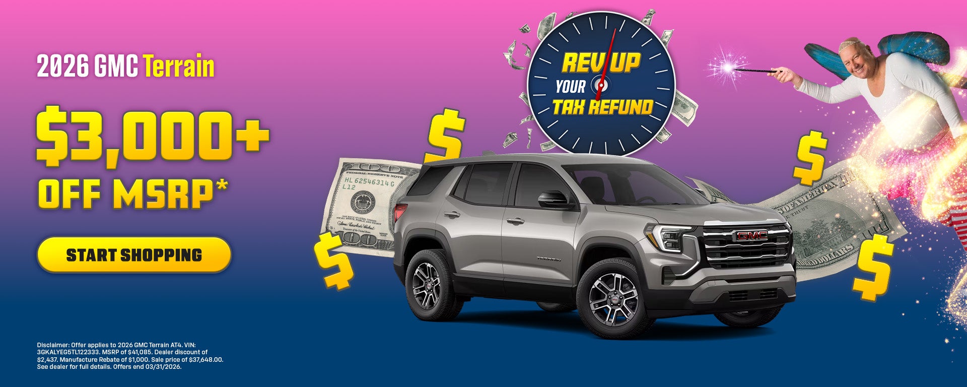 New 2026 GMC Terrain Offer