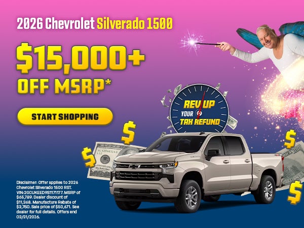 New 2026 Chevrolet Silverado 1500 Offer
