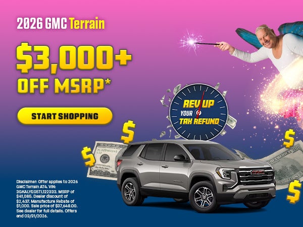New 2026 GMC Terrain Offer
